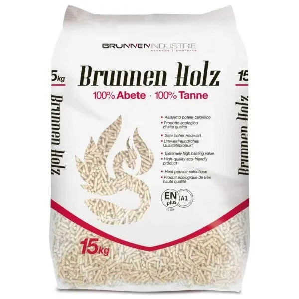 Holzpellets „BRUNNEN HOLZ“ (70 Säcke, 1050 kg)