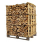Brennholz – 25 cm – auf Palette gestapelt – 2,5 Ster – 1,5 m³ – extra trocken