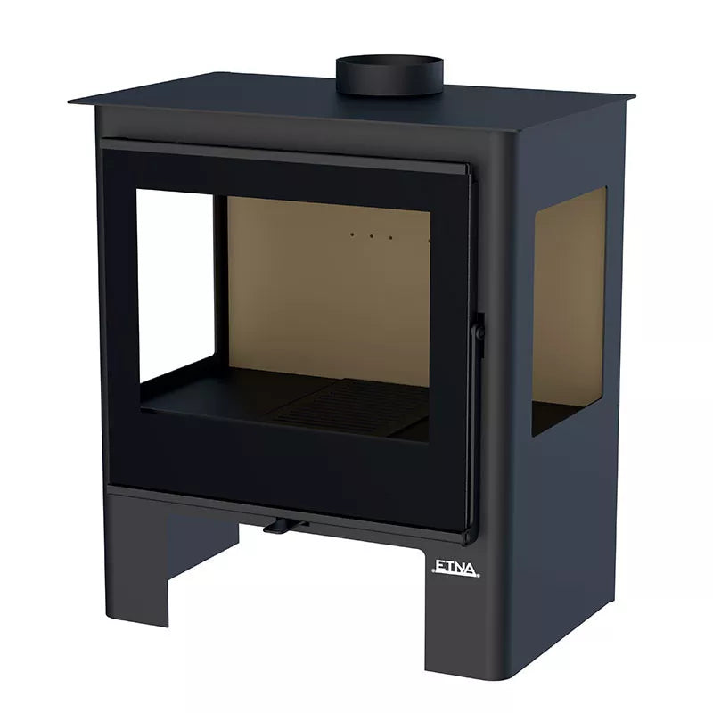 Holzofen Shiva mit 3 Sichtscheiben – 10 kW