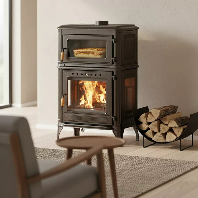 Holzofen mit Backofen Granite